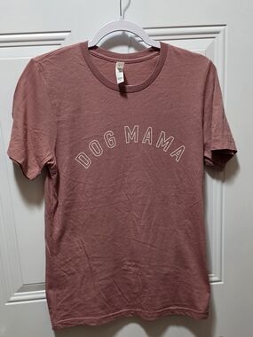 Dog Mama Bella Canvas Dusty Mauve Short Sleeve Tee